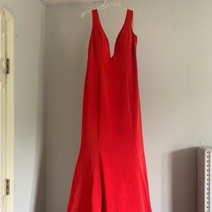 Womens size 16 formal red dress.
